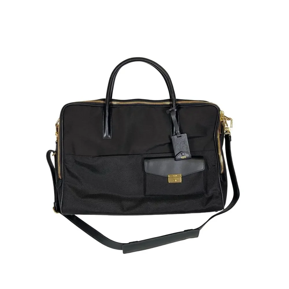 Tumi Larkin Marin Double Zip Brief Should Bag Black